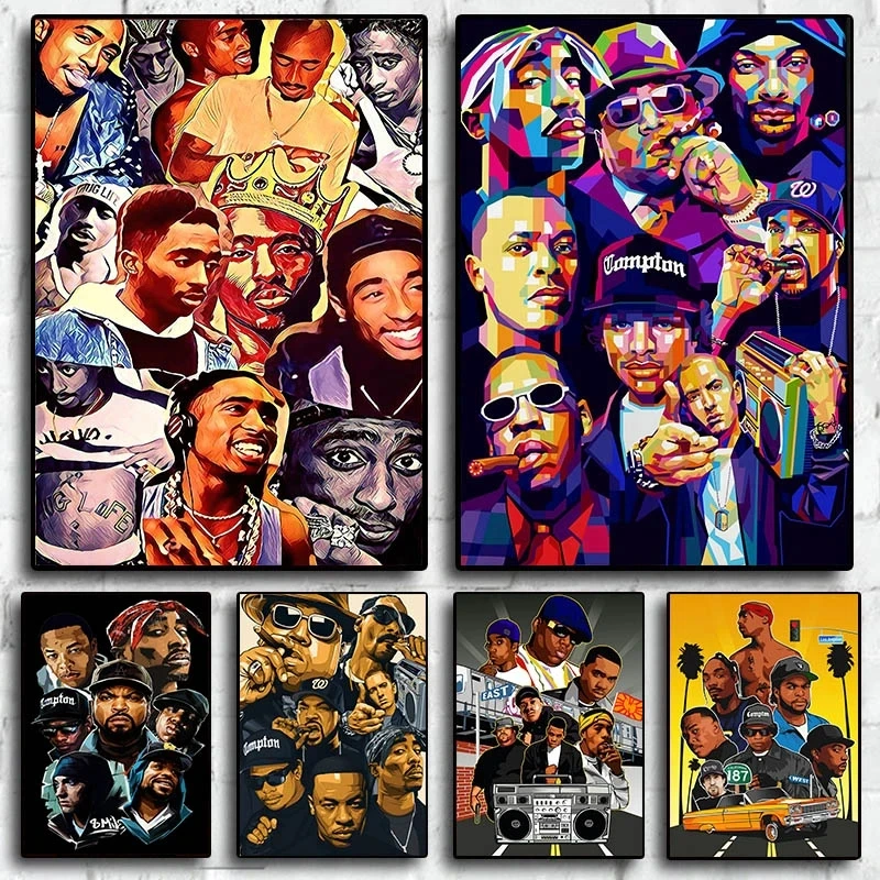 Hudobné Hviezdy 2PAC Tupac Plagát, Dekorácie, Maliarstvo, Gangster Rap Tupac Hip Hop Stenu, Nálepky Domova Múr Umenia Estetické Plagáty0