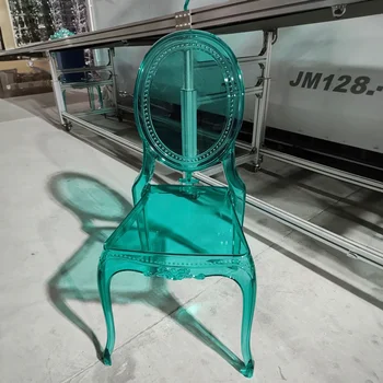 Stohovateľné a špeciálny dizajn crystal akryl jasné, živice stoličky polykarbonátu svadobné stoličky udalosti nábytok