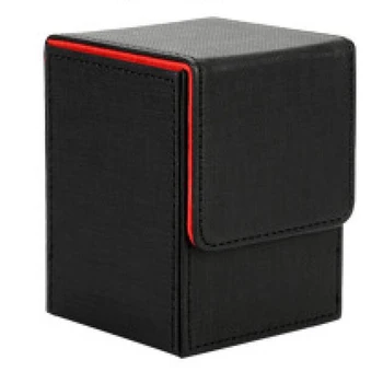 Karta Prípade Deck Box Rukávy Karty Paluby herného Poľa pre Yugioh MTG Spojivá: 100+, Black Red