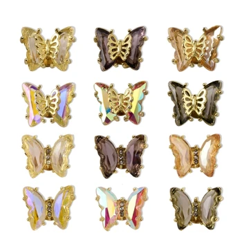 50LD 5Pieces/set Crystal Art Butterfly Príslušenstvo Šperky Art Diamond