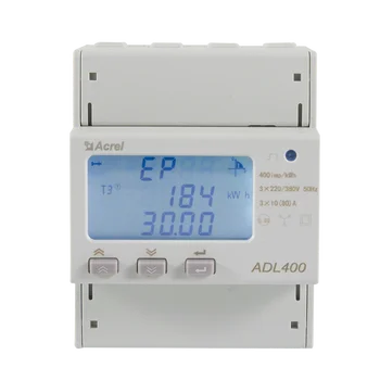 Acrel ADL400/C DIN lištu 3-Fázy Smart Digital Energy Kwh Monitor Meter