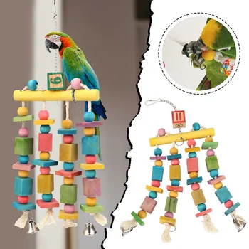 Farebné Vták Hračky Pre Papagája Žuvacie Hračky Africké Šedá Papagáj Vtákov Hračky