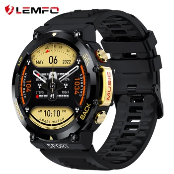 LEMFO LF33 Smart Hodinky pre Mužov vodotesný IP68 Bluetooth Hovor športové hodinky 400mah smartwatch 1.39 Palcový 360*360 HD PK T-Rex 2