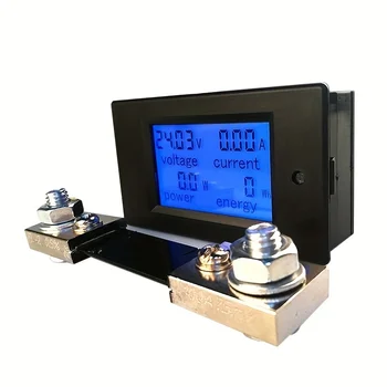 DC 6.5-100V 0-100A 0-20A LCD Displej Digitálny Prúd Napätie Napájania Energie Meter Multimeter Ammeter Voltmeter Prúd 100A Vypínacia