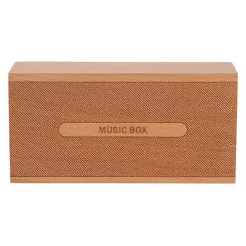 Starožitný Drevený Musicalup Mechanizmus Music Box pre Domáce Ozdoby