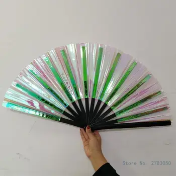 Čínske Kung-Fu Skladacie Fanúšikov Ručné Taichi Ventilátor PVC Bambusu Vinobranie Ručne Ventilátor pre Svadobnú tanečnú Párty Fotografiu Rekvizity