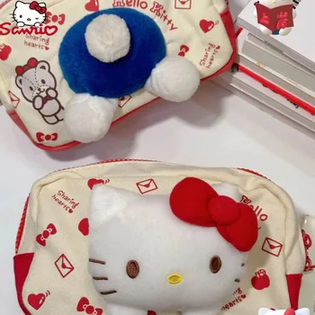 Sanrio Veľkú Kapacitu Peračník Roztomilý Hello Kitty Zips Papiernictvo Box Deti Pero Taška Študentov Školského Úradu, Papiernictvo Dodávky