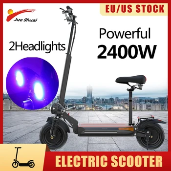 Silný 2400W, Elektrické Scooter 65KM/H Skúter Elektrické Dlhý Rad 75KM Skúter so Sídlom Dvojité EABS Skútre Svetlé Svetlomety