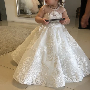 Kostým Princezná Pre Deti Šaty Pre Dievčatá Oblečenie Kvet Strany Elegantné Svadobné Šaty Pre Dievča