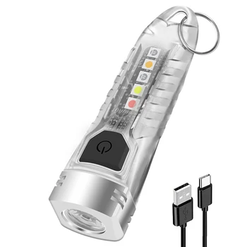 Prenosné aplikácie Keychain Svetlá 400 Lúmenov Inšpekcie Lampy Baterky Vysoký Jas Bankoviek Overenie pre Vonkajšie Dobrodružstvo Camping