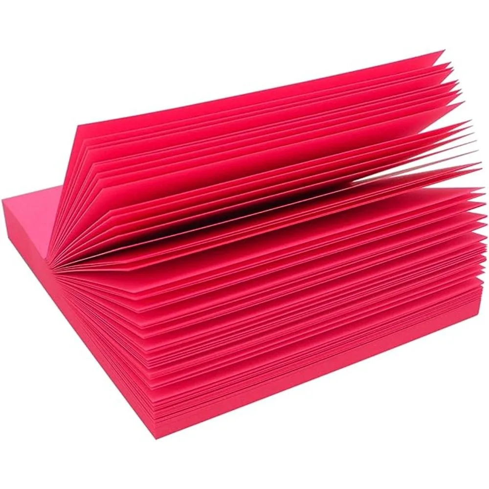 8 Pack Poznámok 7.6x7.6typ（3x3 Cm） Svetlé Farby Self-Stick Podložky Ľahko Príspevok pre Domáce Kancelárie Notebook 82 Listy/Pad1