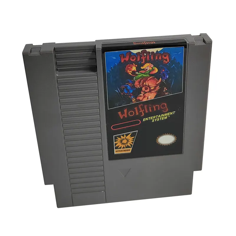 Wolfling 72 kolíky Hra Kazety Pre 8 Bitový NES NTSC a PAl Video Herné Konzoly3