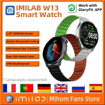 Smart Hodinky IMILAB W13 Smartwatch Muži Ženy 1.43