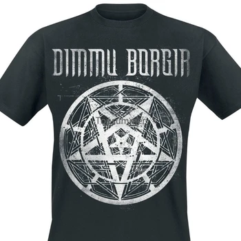 Muži Tričko Pentagram Logo Dimmu Borgir Vtipné Tričko Novinka Tričko Ženy