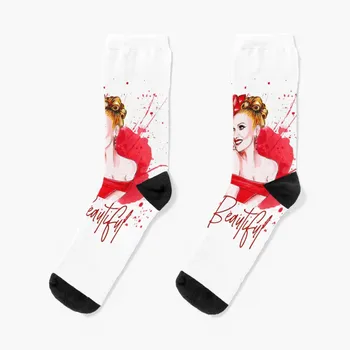 Gwen Stefani. Som krásna. Ponožky základné kompresné ponožky muži pohybujú pančuchy