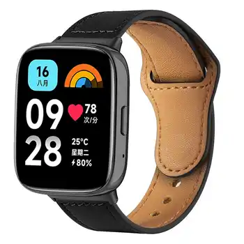 Pre Xiao Redmi Sledujte 3 Active Smart Hodinky Kožené Watchband Náramky Pre redmi sledujte 3 aktívne Náramok Redmi 3 Aktívne Popruh