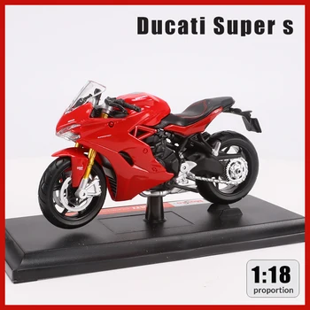 Maisto 1:18 Ducati Supersport S Motocykel Model Hračka Simulácia Zliatiny Lokomotíva Dekorácie Kolekcie Darček ModelCar