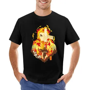 Kyojuro Plameň T-Shirt t-shirts muž pánske bavlnené tričká
