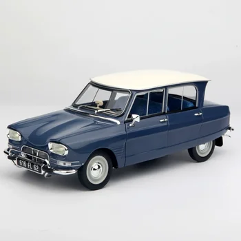 Diecast Mierke 1/18 1964 Citroen Ami 6 Zliatiny Vintage Car Model Kolekcie Boutique Dekorácie Displej Darček