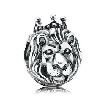 Lev Kúzlo 100% Reálne 925 Sterling Silver Zvieratá Charms Fit Originálny Náramok Diy Šperky