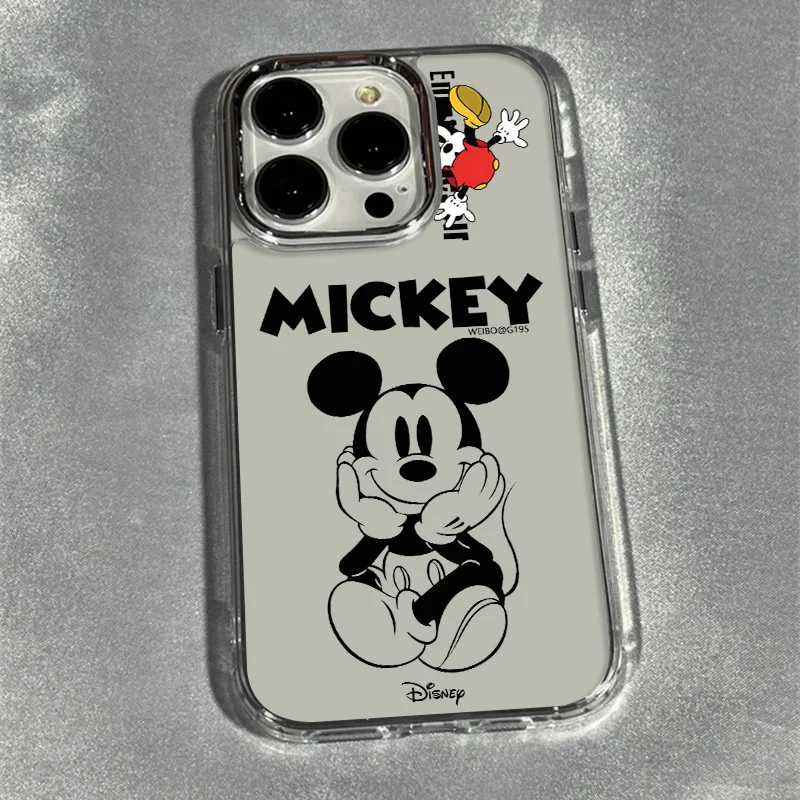 Disney Mickey Cartoon Telefón puzdro pre iPhone 11 12 13mini 14plus Promax Priehľadný Kryt pre Apple Telefón Mäkké Ochranné Shell4