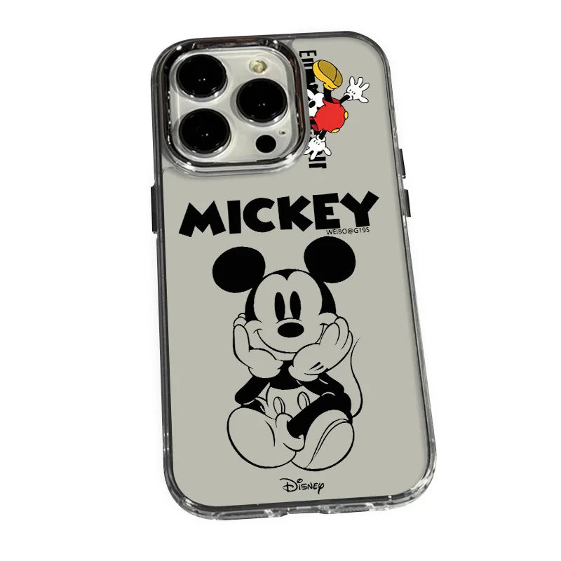 Disney Mickey Cartoon Telefón puzdro pre iPhone 11 12 13mini 14plus Promax Priehľadný Kryt pre Apple Telefón Mäkké Ochranné Shell5