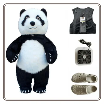 Nafukovacie Ľadový Medveď Panda Koala Kostým pre Reklamu Vianoce, Halloween Dospelých Fursuit Maskotom Kostým Zvierat