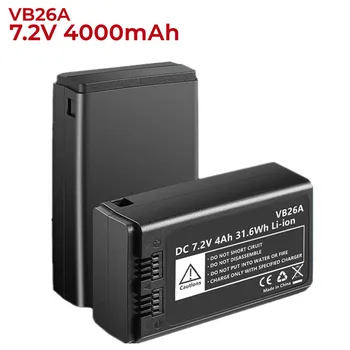 5x7.2V/4000mAh VB26A Li-Ion Polymer Nabíjateľné Batérie pre GodoxV1S V1C V1N V1F V1O VB26A V860IIIRound Hlavu Blesku Speedlite