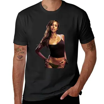 Nové Jessica Alba sexy T-Shirt športový fanúšik, t-shirts grafické t košele t shirt muž zábavné tričká t shirt pre mužov