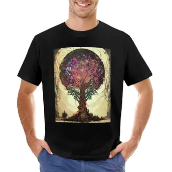 Strom života VI T-Shirt grafika t shirt mens obyčajný tričká