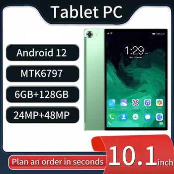 2023 ERZHOU Nové Pad Kartu PC 10.1 Palcový Android 12 WiFi Tablet Globálna Verzia 6 G+128GB 8000mAh Dual SIM Tablet, Fotoaparát, GPS 5G Notebook