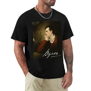 Lord Byron - Romantický básnik T-Shirt vintage t tričko plus veľkosť t shirts, t-shirts muž čierna t-košele pre mužov
