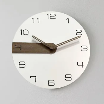 Drevené kreatívne nástenné hodiny Double-layer troch-dimenzionální kruhové hodiny hot predaj plavidlá, dekoratívne nástenné hodiny