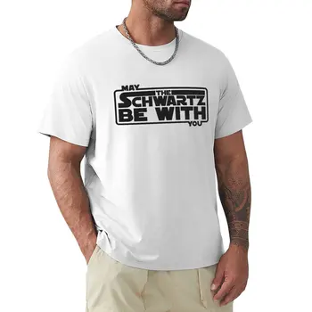 Môže Schwartz Byť S Vami T-Tričko Krátky rukáv grafika t shirt mens T-Shirts pack