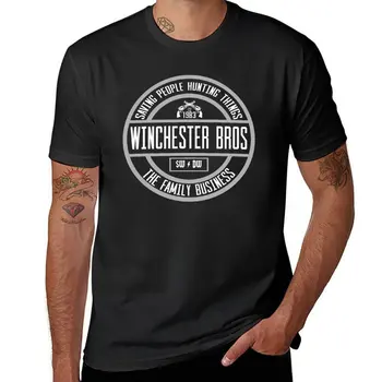 Nové Winchester bros T-Shirt kórejský fashion T-shirt pre chlapca úžasný t shirt mens vysoký tričká