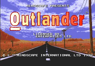 Outlander 16 bit MD Hra Karty Pre Sega Mega Drive Pre Genesis Drop Shipping