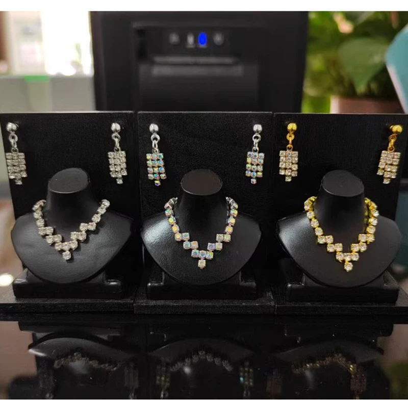 Ručne vyrábané Šperky Nosenie 11-12 Palcový FR Barbis Tvorivé Módne Vysoko Kvalitné Sklo Kamienkami Náhrdelník Pre Bábiku Accessorie1