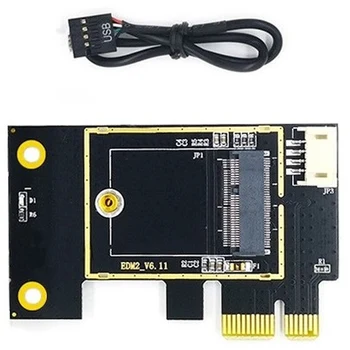NGFF M. 2 PCIE Bezdrôtovej Sieťovej Karty Adaptéra Karty Podporuje 7260 8265 1650 1675X AX200 AX210 Sieťová Karta