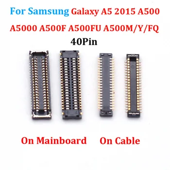 2ks Nové LCD displej FPC Konektor Port Konektor na Doske/kábel pre Samsung Galaxy A5 2015 A500 A5000 A500F A500FU A500M/Y/FQ