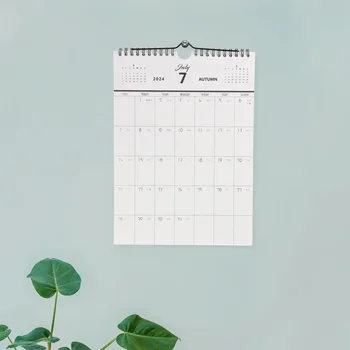 Nástenný Kalendár 2023-2024 Domácnosti Denný Plánovač, Kalendáre Rodiny Papier, Kancelárske Miestnosti Mesačné Práce