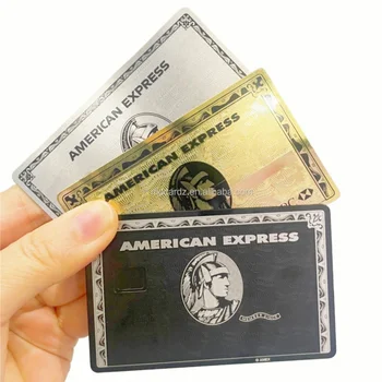 Laser Engravable Amex Express Bla Kovové Kreditnej Karty Amex Členstvo Debetné Kovové Karty Podporujú tlač osobné meno, obchodné