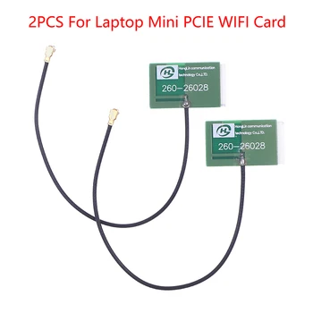 Nové 2x IPEX Vnútorný WIFI Anténa pre Mini PCIE Karty WIFI pre Počítač, Notebook, Počítačových Sietí