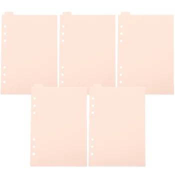 Oddeľovač Papier Kartami Deliče 6 Krúžkových Chránič A6 Karty Plastové Organizátor